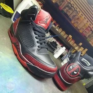 custom deadpool shoes